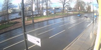 Admiralty Embankment Cam St Petersburg, Russia Hd Video