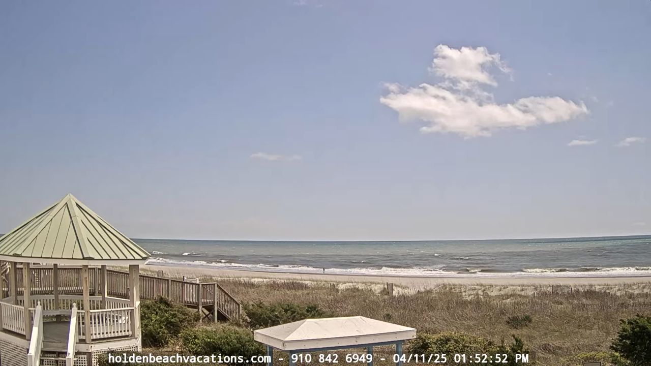 Live Cam from Holden Beach Vacations – North Carolina