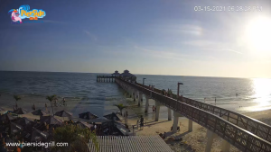 Fort Myers Beach Pier Live Beach Cam - Florida | Hd Video
