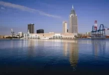 Live Webcam Mobile, Alabama Usa - Downtown