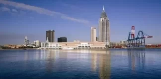 Live Webcam Mobile, Alabama Usa - Downtown