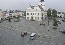 Live Webcam Lanškroun Square Town Hall Czech Republic