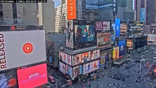 Times Square 1540 Broadway Live Cam New York