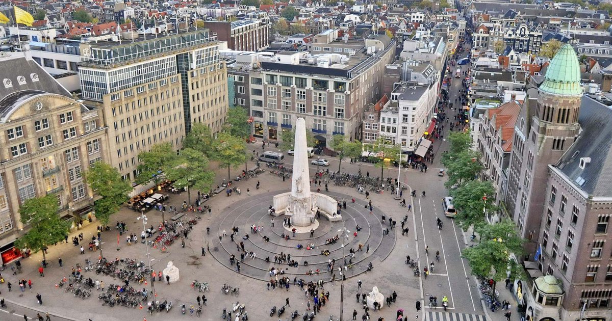 Dam Square Amsterdam Live