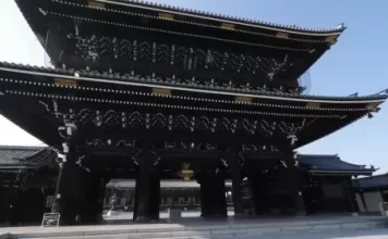 New Higashi Honganji Temple Live Street Camera