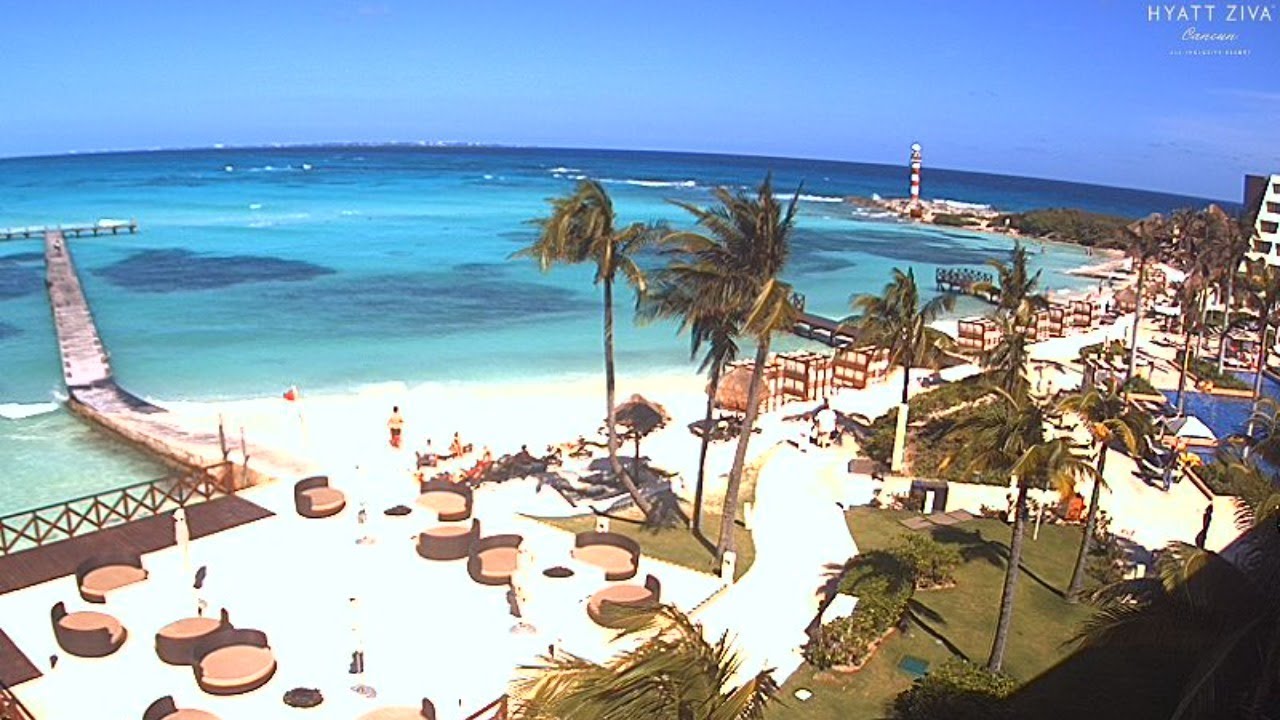 Hyatt Ziva Playa Punta Cancun Live HD Video Cam