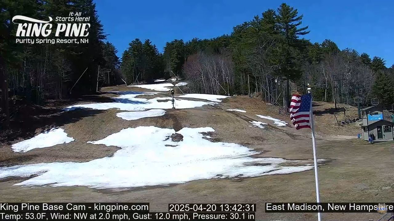 Live Webcam King Pine Ski Area – Madison, New Hampshire