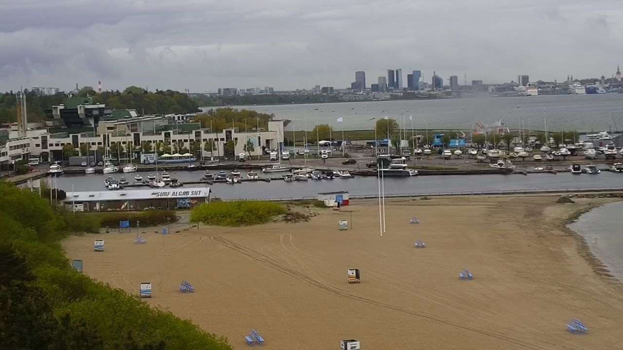 Live Webcam Pirita Beach Tallinn, Estonia