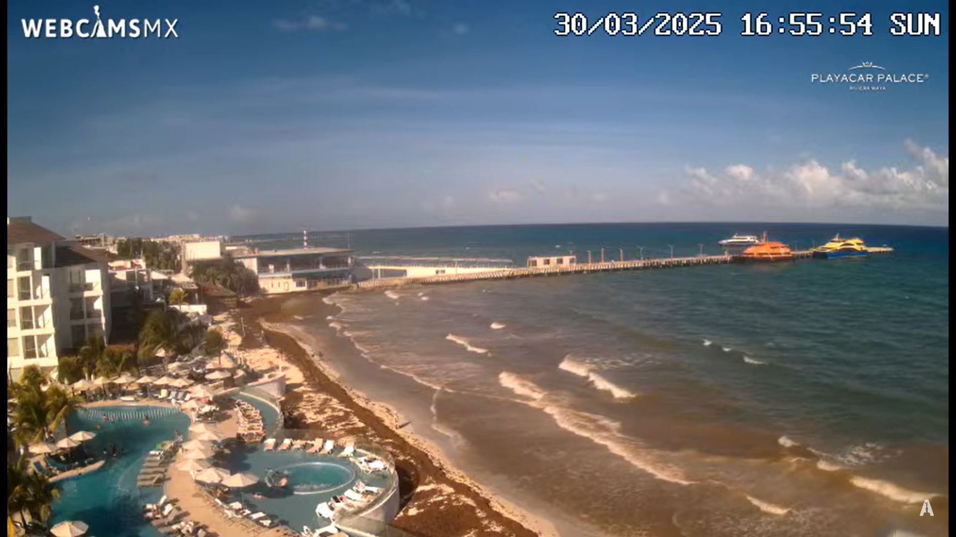 Playa Del Carmen Live Webcam in Mexico Yucatan Peninsula