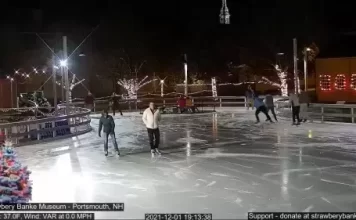 Strawbery Banke Ice Skate Park Webcam Portsmouth Nh Video