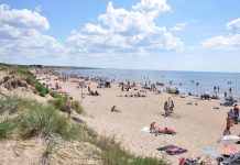 Live Webcam Skrea Beach - Falkenberg, Sweden