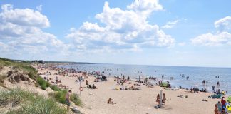 Live Webcam Skrea Beach - Falkenberg, Sweden