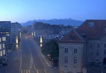 Lausanne Pont Bessières Live Cam - Swiss Alps