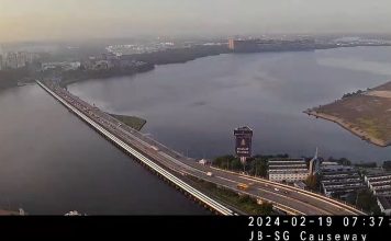 Live Webcam Johor Bahru, Malaysia - Causeway
