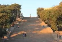 Potemkin Stairs, Odessa New Live Street Camera