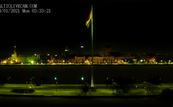 Riga Latvia 11 November Embankment New Live Cam
