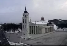 Cathedral Square New Live Cam Vilnius, Lithuania