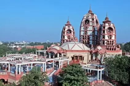 ISKCON Temple Live Webcam Delhi, India
