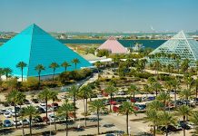 Moody Gardens Pyramids Live Cam - Galveston, Texas