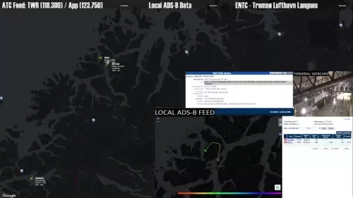 Tromsø Airport – Langnes, Norway – Live HD Video Webcam