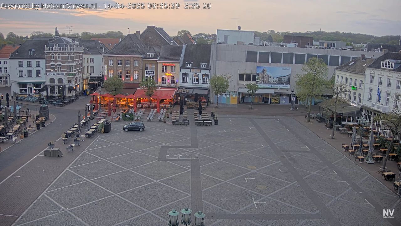 Sittard Market Town Square Live Cam – Limburg, Netherlands