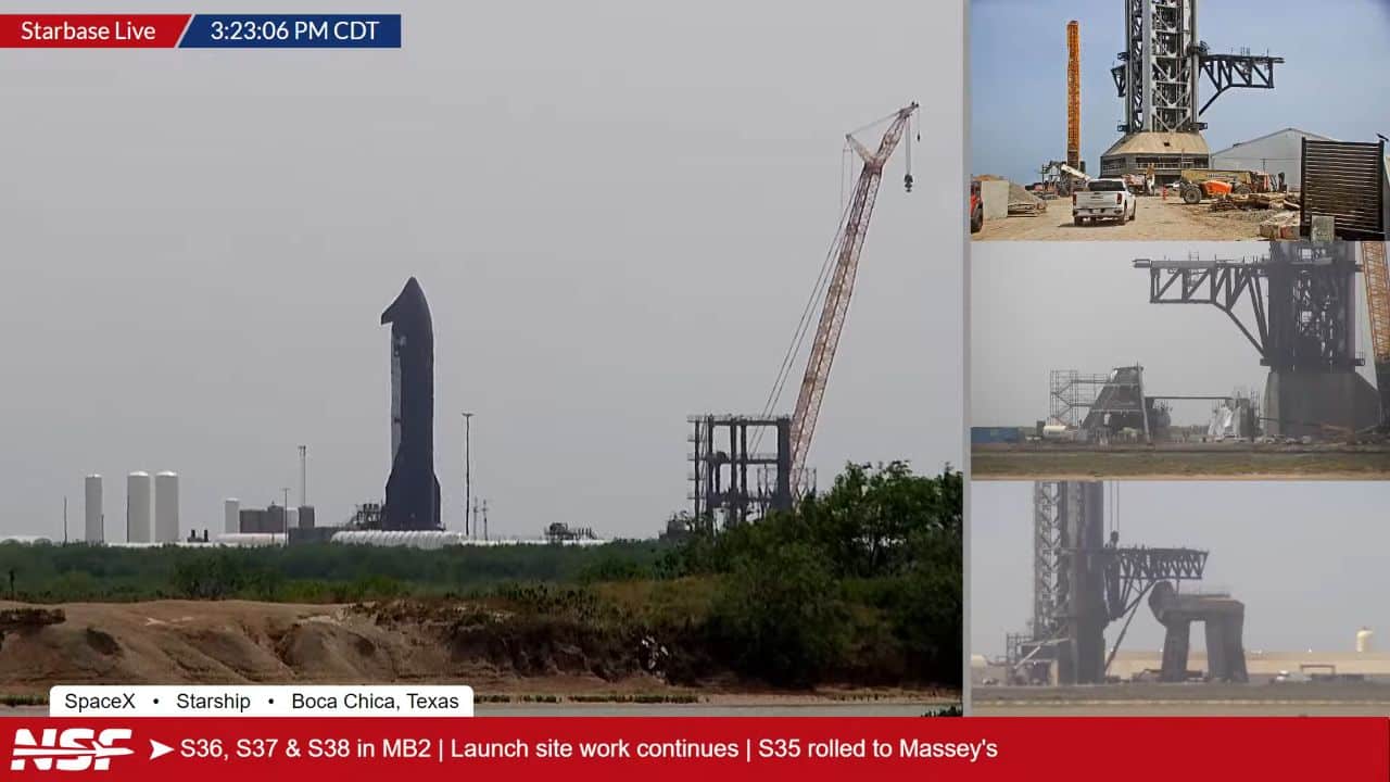 SpaceX Starship HD Live Webcam – Boca Chica, Texas