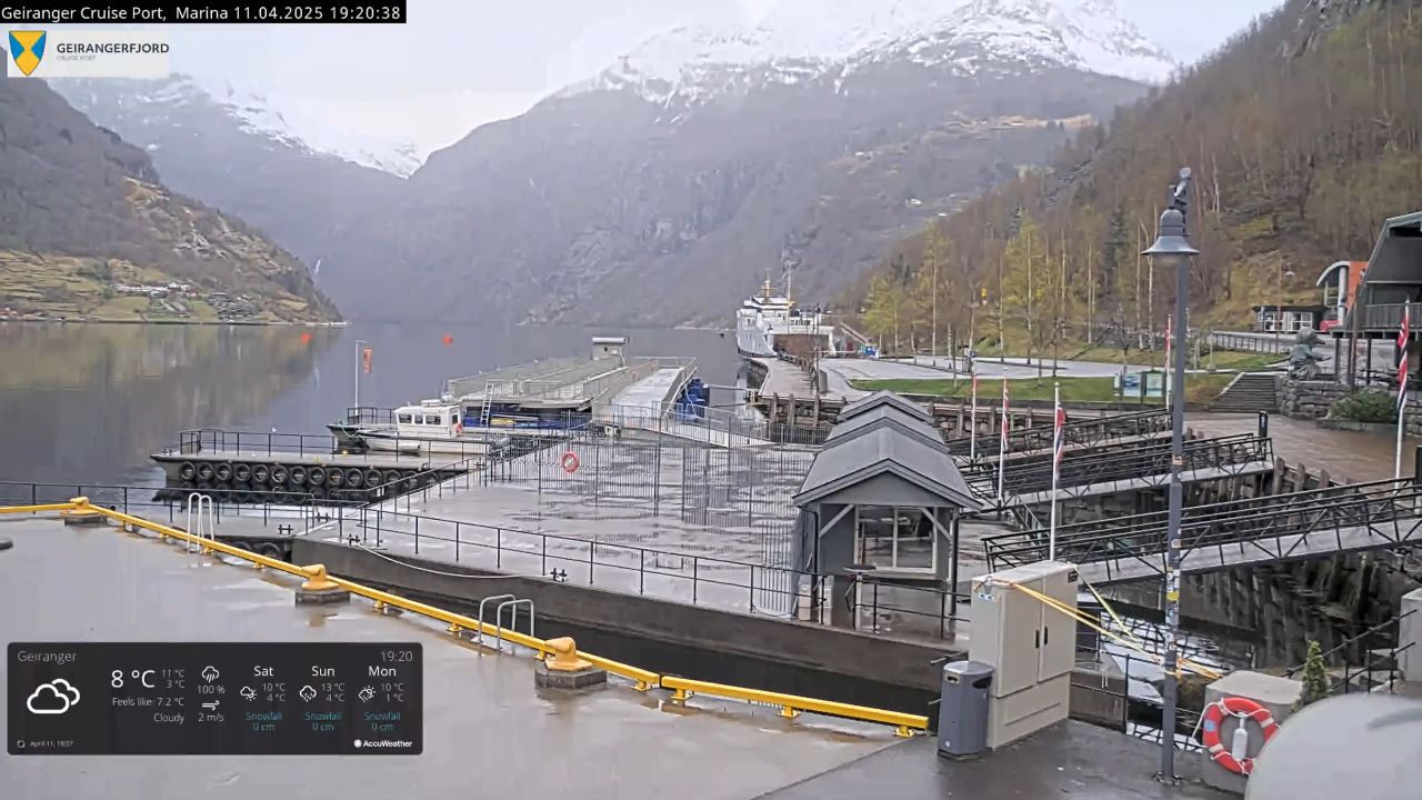 Geirangerfjord Cruise Port Cam – Marina – Norway