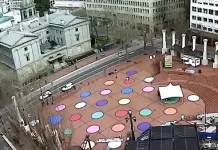 Portland, Oregon Live Webcam Of Pioneer Square New