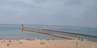 South Haven Beach Cam - Lake Michigan