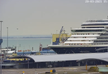 Southampton Cruise Ship Live Cam - United Kingdom