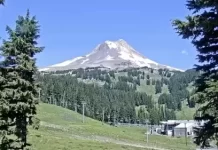 Mount Hood, Oregon Live Webcam Meadows Ski Resort New