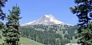 Mount Hood, Oregon Live Webcam Meadows Ski Resort New