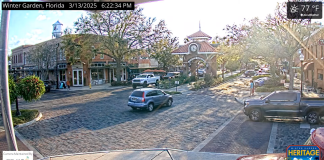 Live Downtown Winter Garden, Florida Webcam New