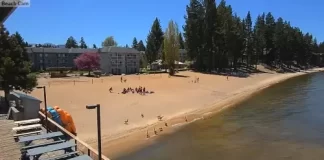 South Lake Tahoe Beach Live Webcam New In California, Usa