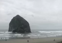 Live Cannon Beach, Haystack Rock Webcam, New Oregon