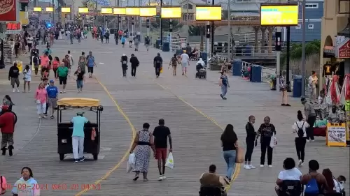 Atlantic City Boardwalk Live Webcam in New Jersey, USA