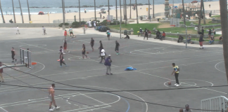 Venice Beach Basketball Courts Live Webcam New California, Usa
