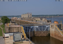 Mississippi River Lock And Dam 19 New Live Webcam Keokuk, Iowa