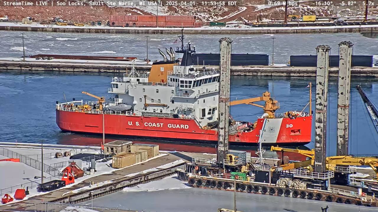 Live Webcam Soo Locks, Sault Ste Marie, Michigan