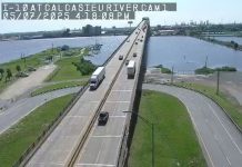 Lake Charles Bridge Interstate 10 -calcasieu River