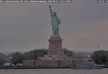 New York Harbor Webcam With Statue Of Liberty - Hd Video