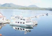 Live Webcam Shearwater, Denny Island - British Columbia