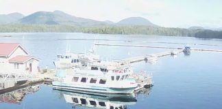 Live Webcam Shearwater, Denny Island - British Columbia