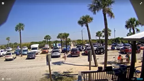 Tybee Island Beach Parking Lot Live Webcam Georgia, USA