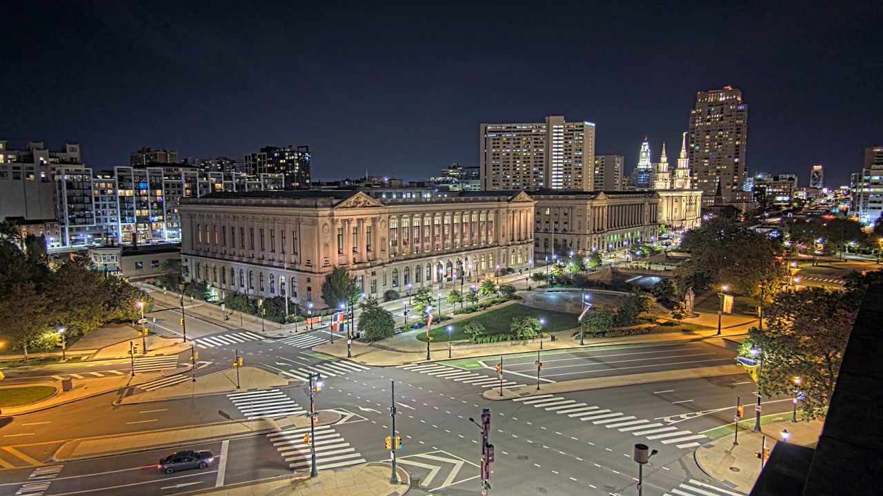 Benjamin Franklin Pkwy Live Webcam Philadelphia, Pennsylvania
