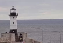 Duluth North Pier Lighthouse Live Webcam Minnesota