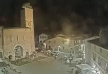 Piazza John Fitzgerald Kennedy Live Webcam New Spello, Umbria, Italy