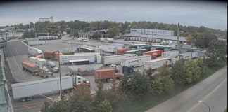 Canada Border Truck Inspection Live Webcam Video