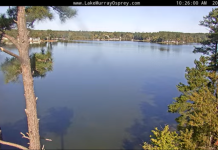 Lake Murray Overhead View New Columbia, Sc