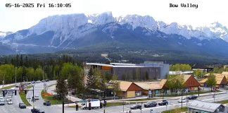 The Shops Of Canmore-bow Valley Live Webcam Alberta, Canada